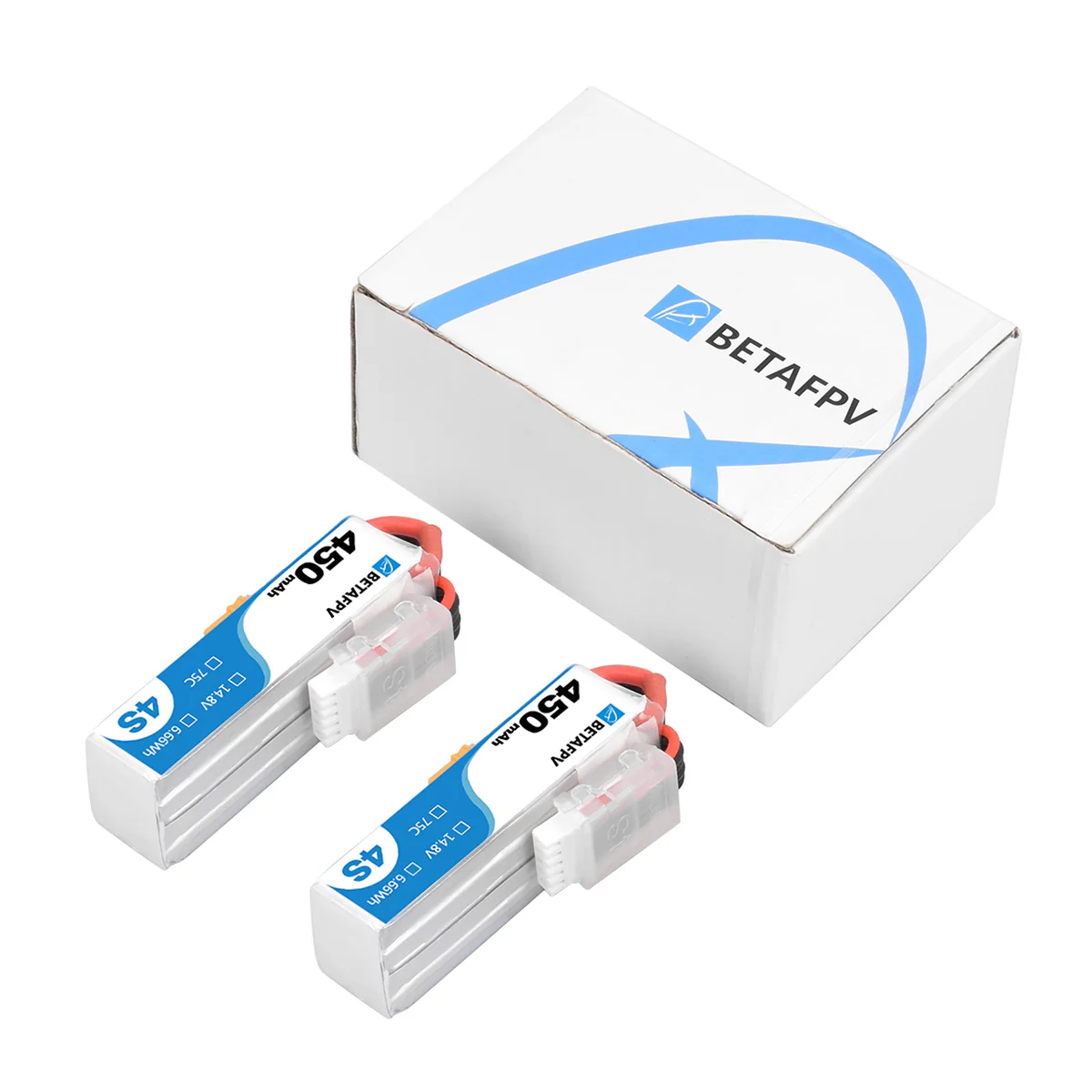 450mAh 4S 75C Lipo Battery (2PCS) - Image 3